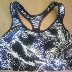 NWOT Champion Racerback Sports Bra - Black and White